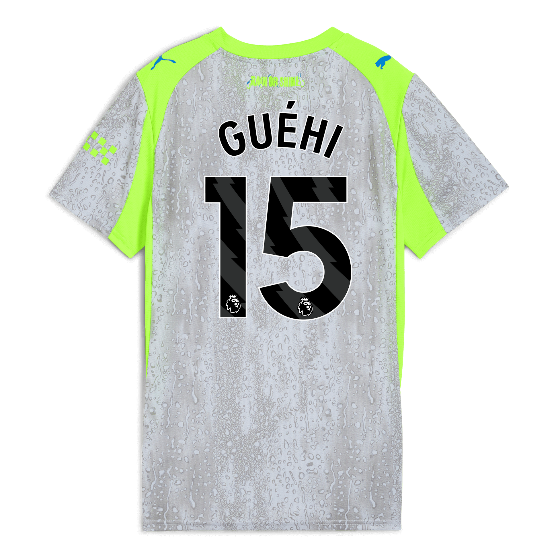 Women's Manchester City Third Jersey 2025/26 With GUÉHI 15 Printing - blue