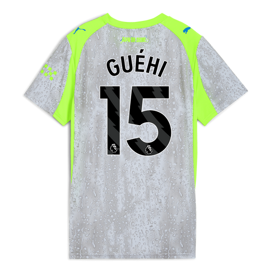 Women's Manchester City Third Jersey 2025/26 With GUÉHI 15 Printing - blue