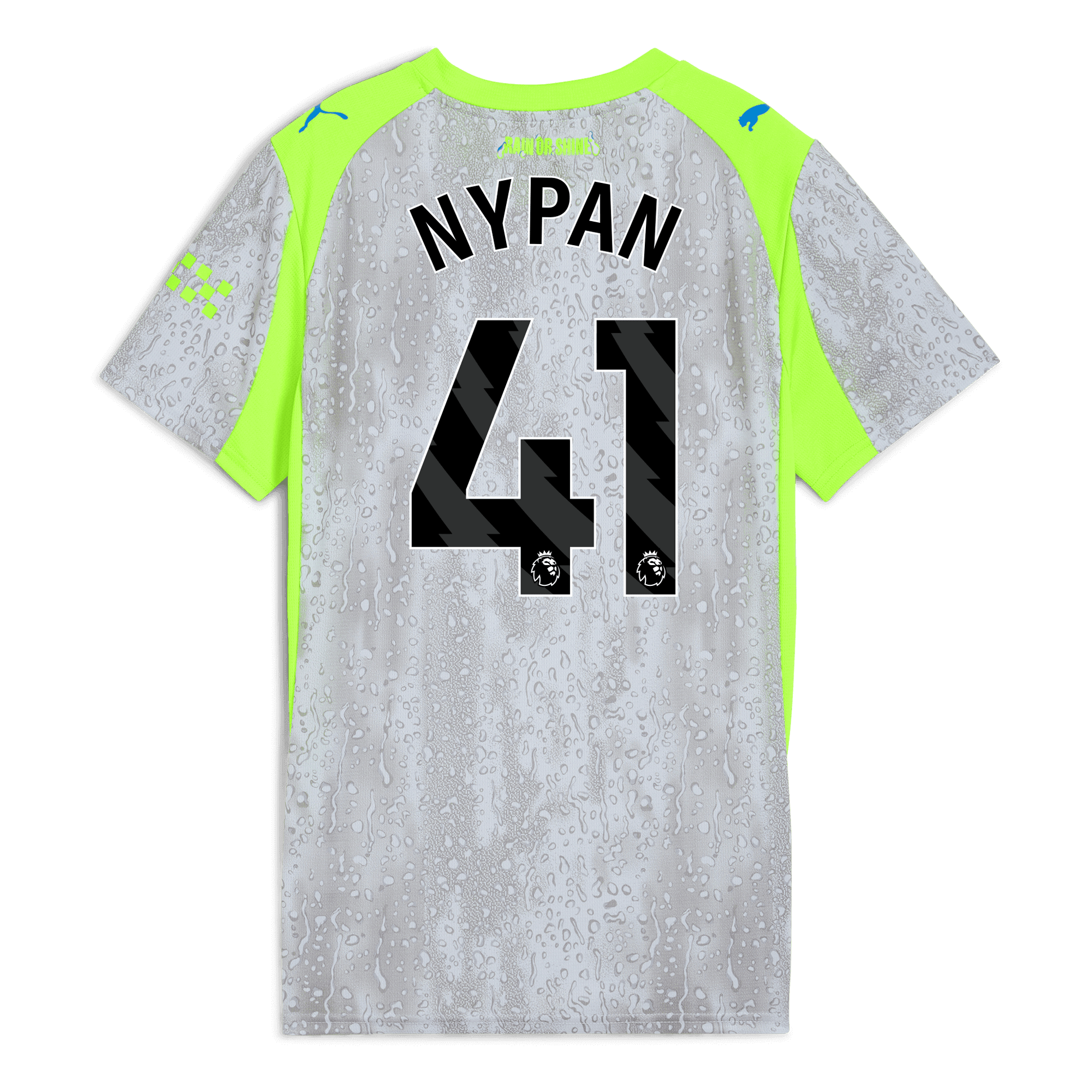 Women's Manchester City Third Jersey 2025/26 With NYPAN 41 Printing - blue