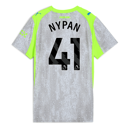Women's Manchester City Third Jersey 2025/26 With NYPAN 41 Printing - blue