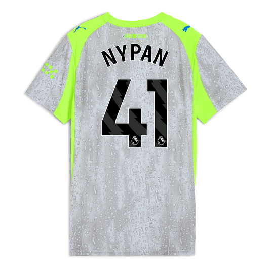 Women's Manchester City Third Jersey 2025/26 With NYPAN 41 Printing - blue