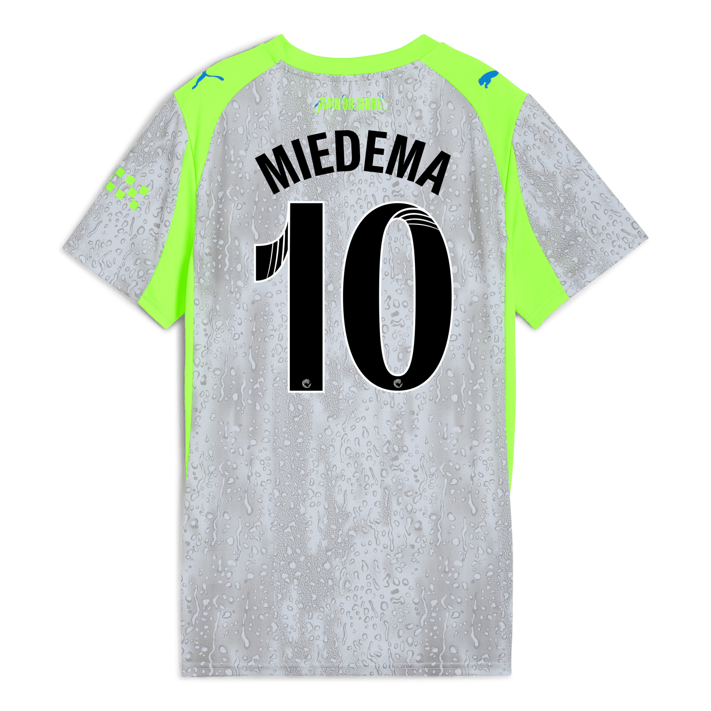 Women's Manchester City Third Jersey 2025/26 With MIEDEMA 10 Printing