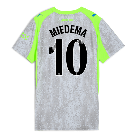 Women's Manchester City Third Jersey 2025/26 With MIEDEMA 10 Printing