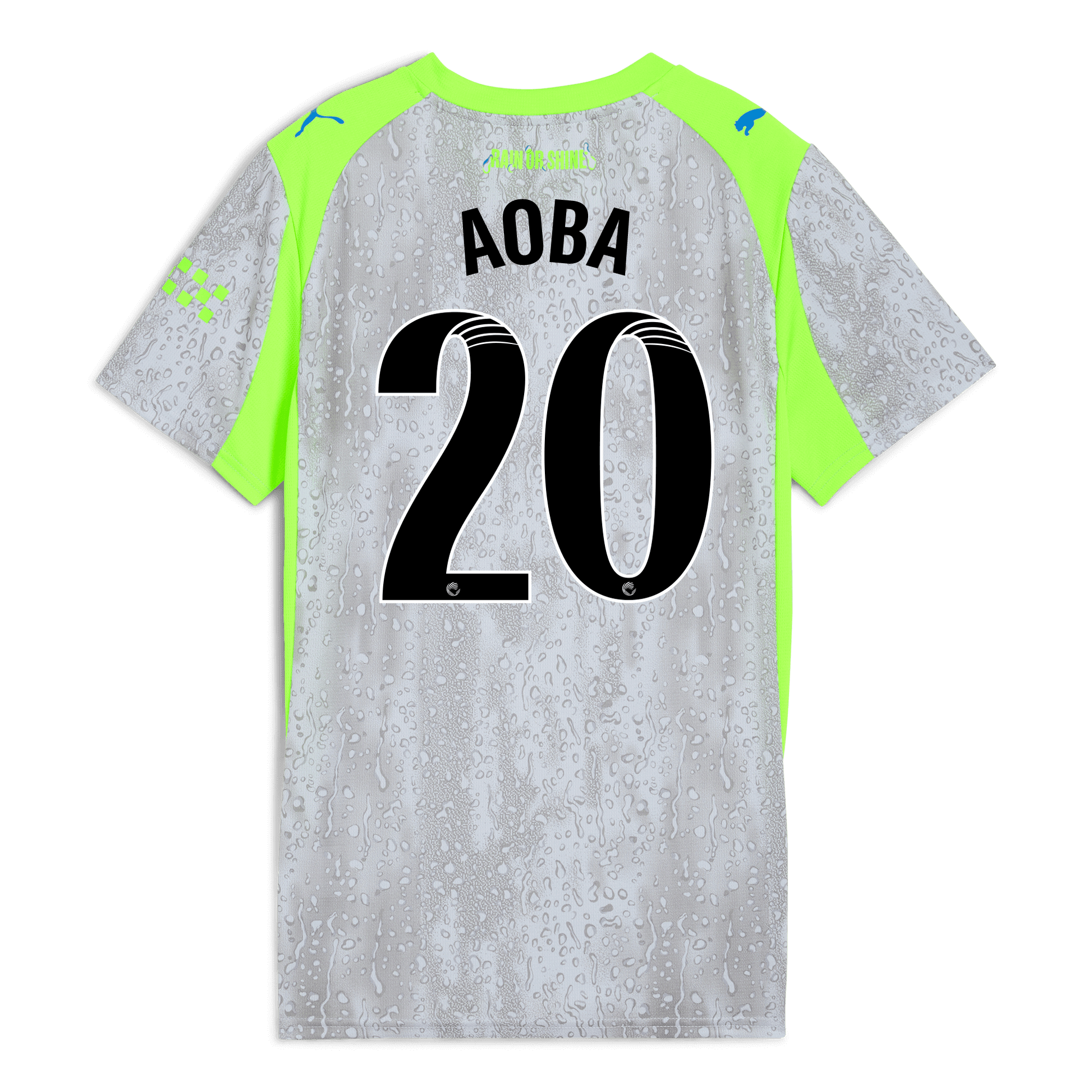 Women's Manchester City Third Jersey 2025/26 With AOBA 20 Printing