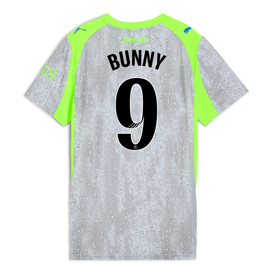 Women's Manchester City Third Jersey 2025/26 With BUNNY 9 Printing
