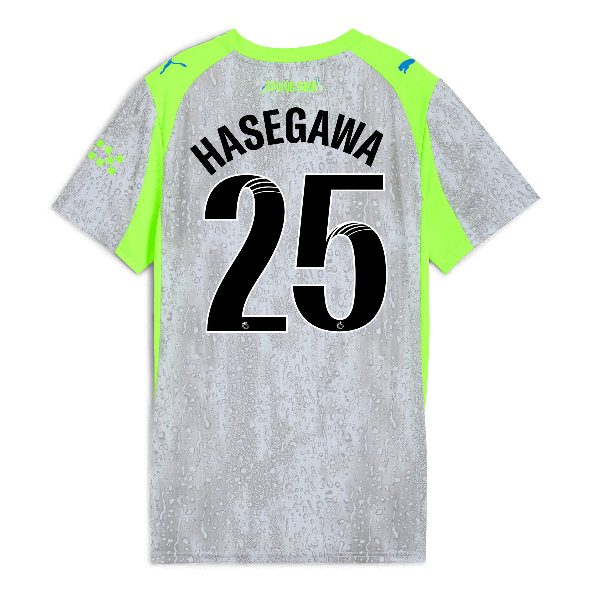 Women's Manchester City Third Jersey 2025/26 With HASEGAWA 25 Printing
