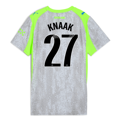 Women's Manchester City Third Jersey 2025/26 With KNAAK 27 Printing