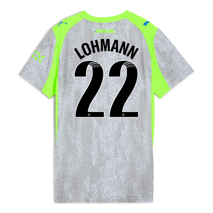Women's Manchester City Third Jersey 2025/26 With LOHMANN 22 Printing