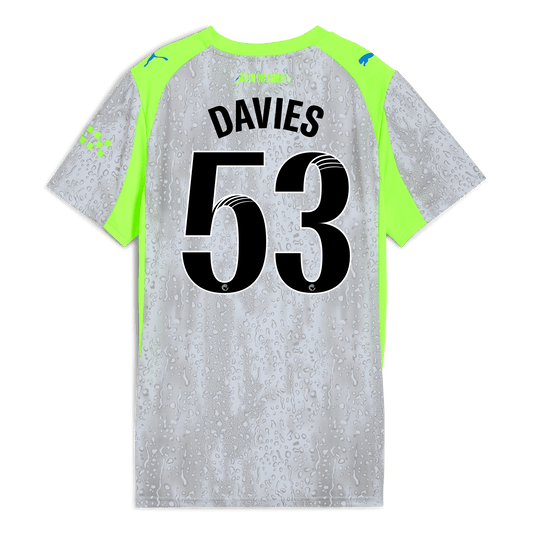 Women's Manchester City Third Jersey 2025/26 With DAVIES 53 Printing