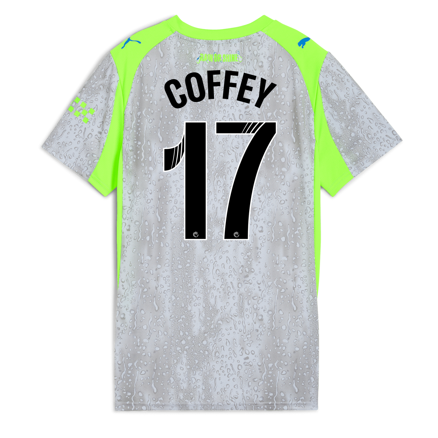 Women's Manchester City Third Jersey 2025/26 With COFFEY 17 Printing