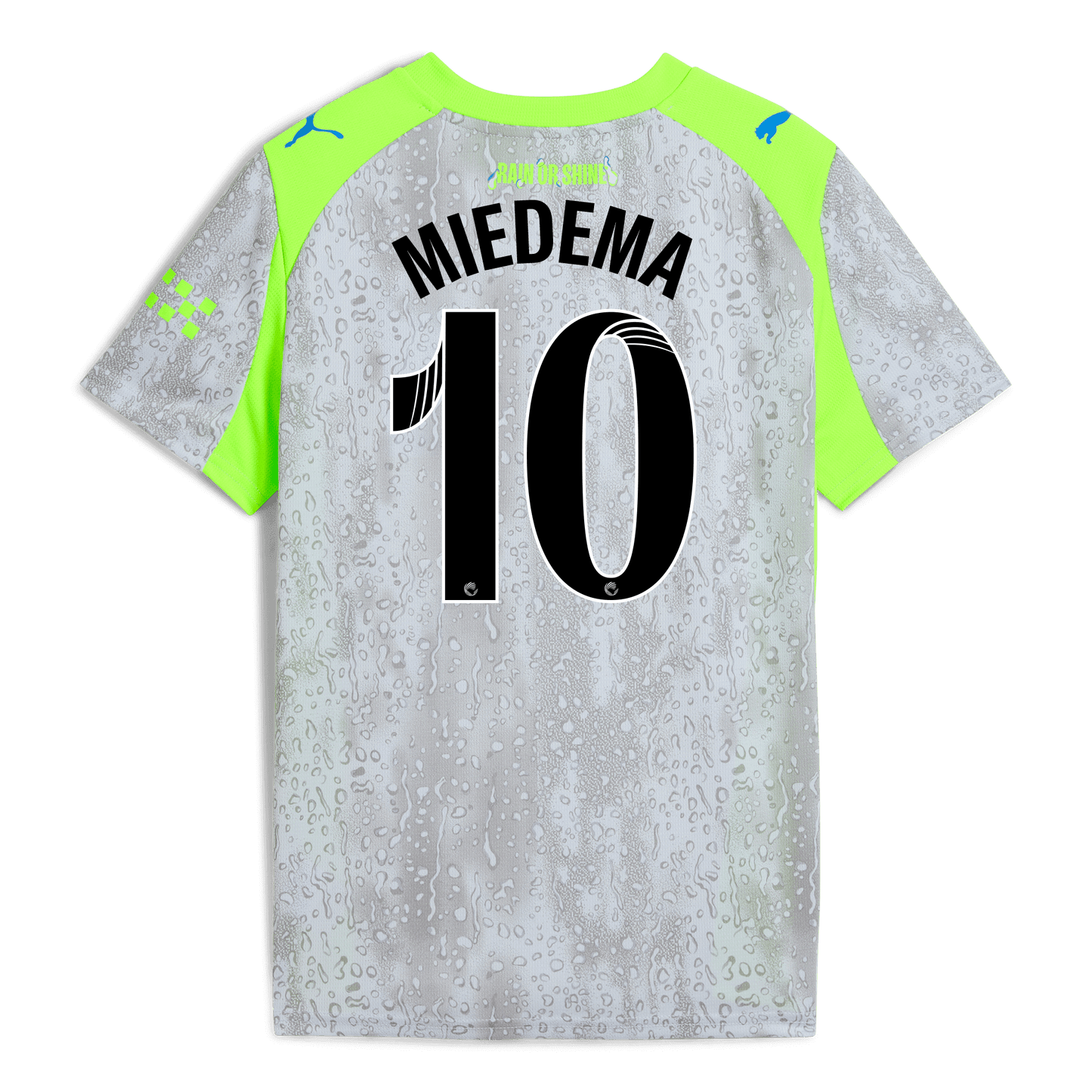Kids' Manchester City Third Jersey 2025/26 With MIEDEMA 10 Printing