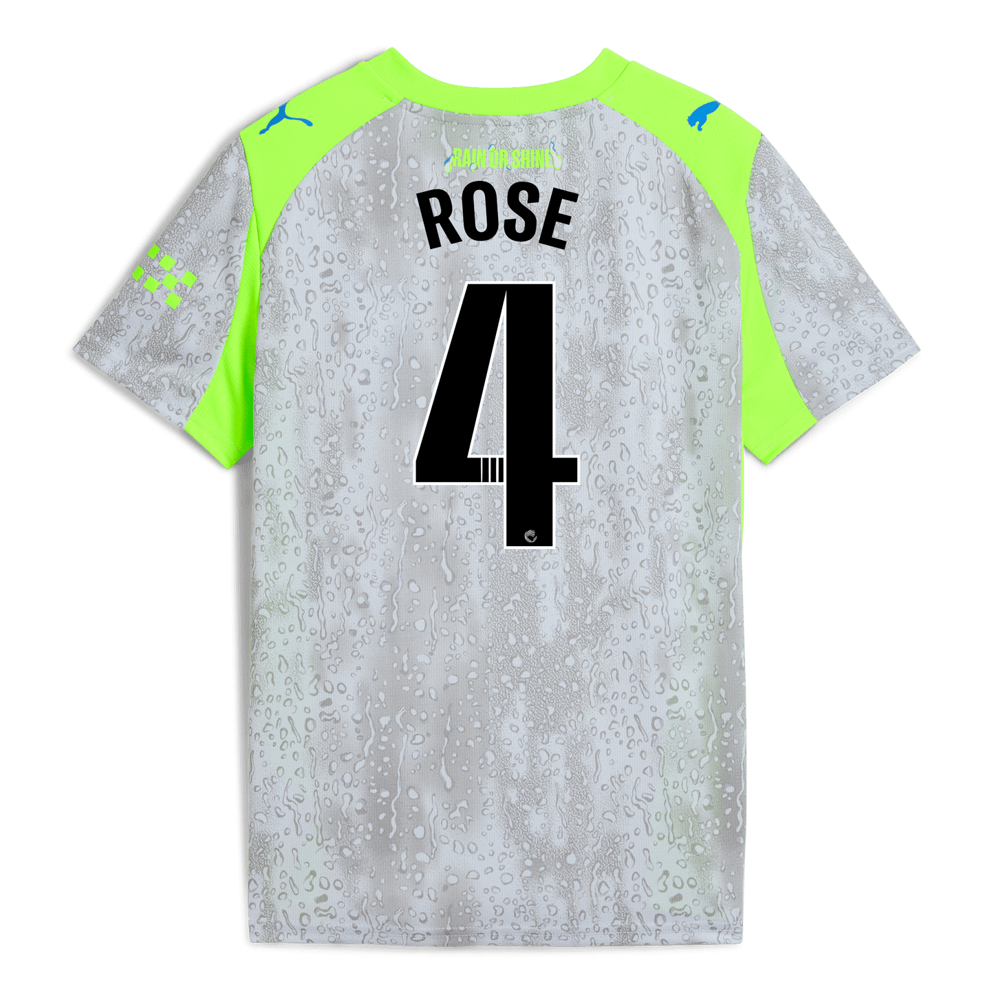 Kids' Manchester City Third Jersey 2025/26 With ROSE 4 Printing
