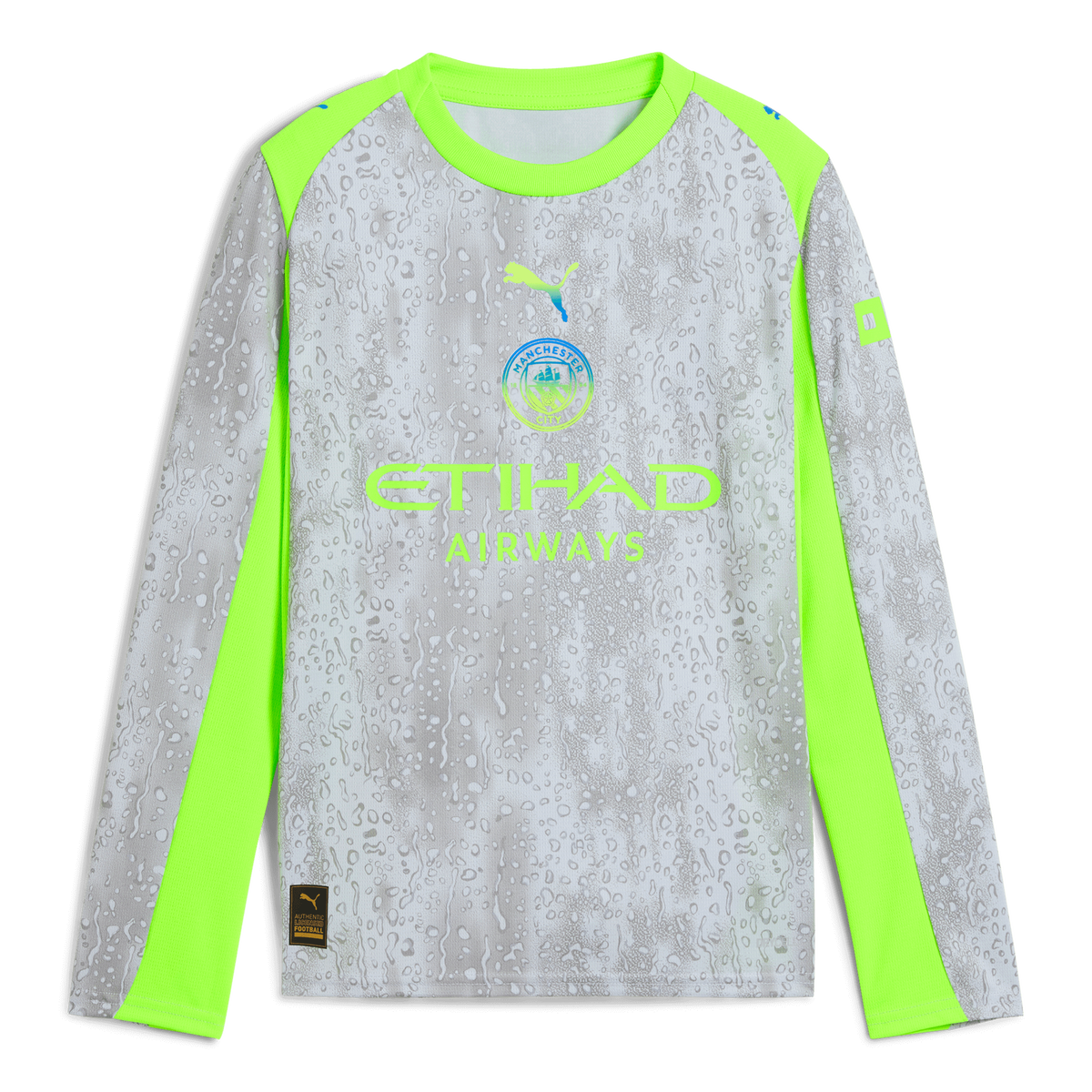 Kids' Manchester City Third Long Sleeve Jersey 2025/26