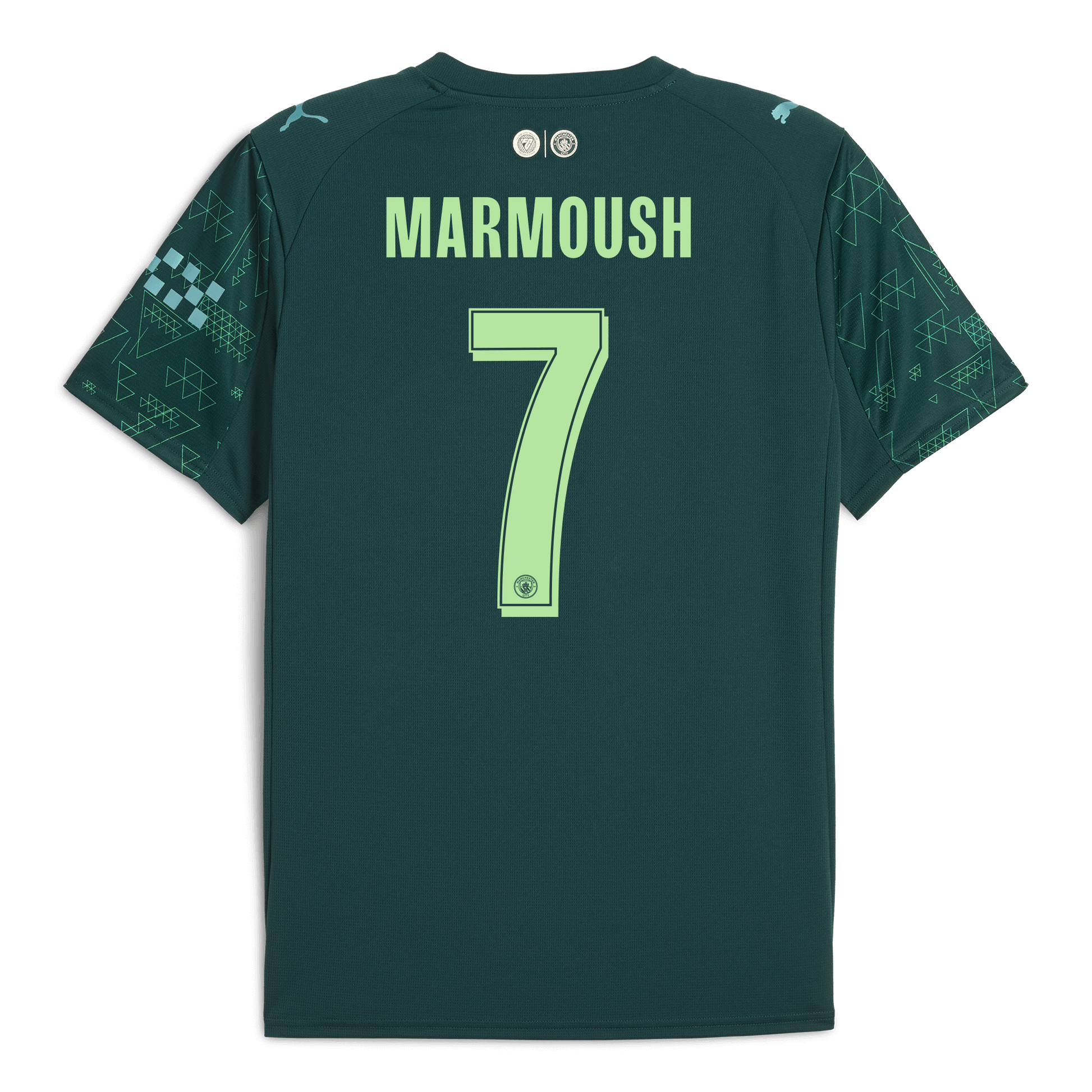 Manchester City EA SPORTS FC Jersey 2025/26 With MARMOUSH 7 Printing