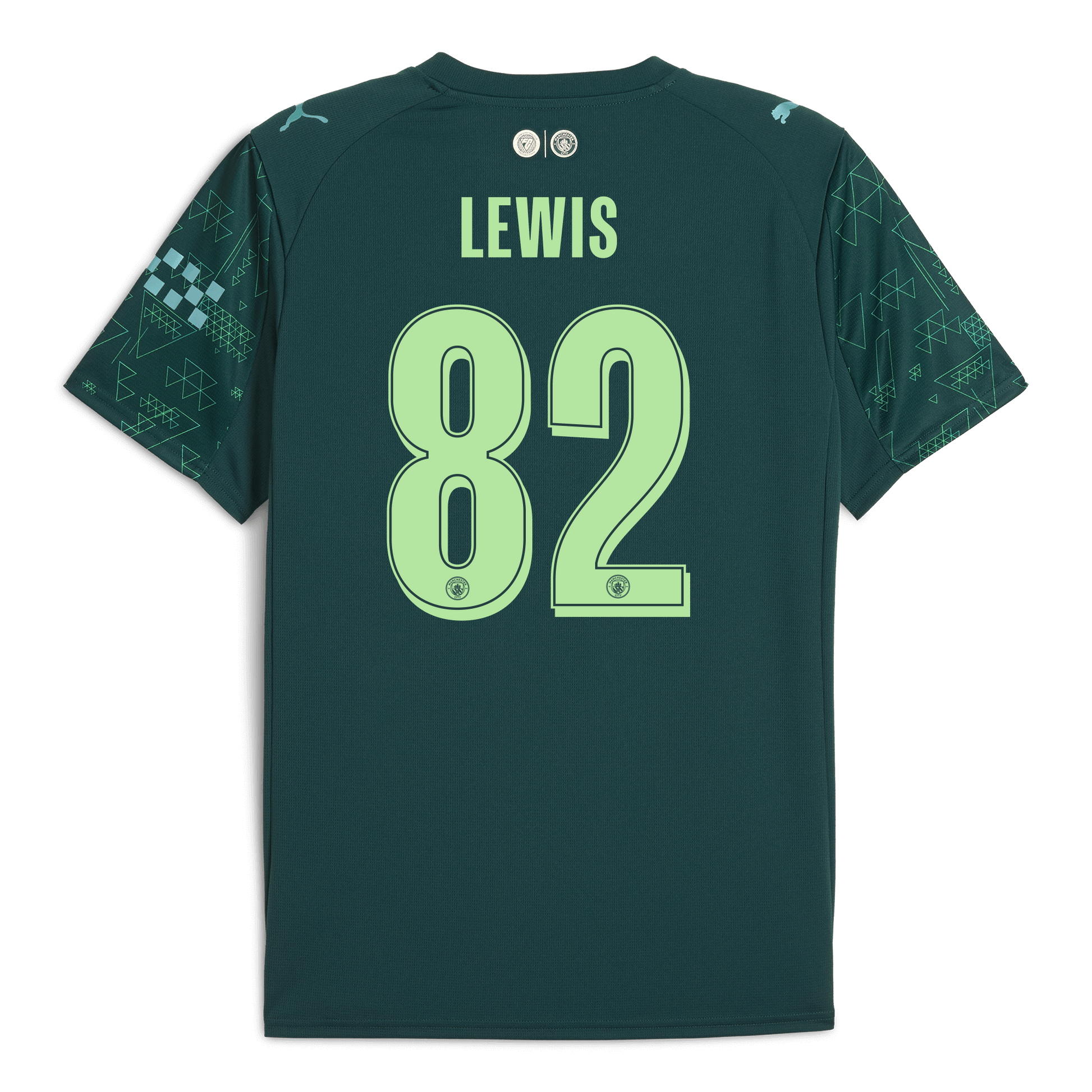 Manchester City EA SPORTS FC Jersey 2025/26 With LEWIS 82 Printing