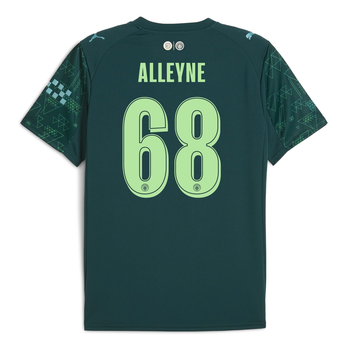 Manchester City EA SPORTS FC Jersey 2025/26 With ALLEYNE 68 Printing