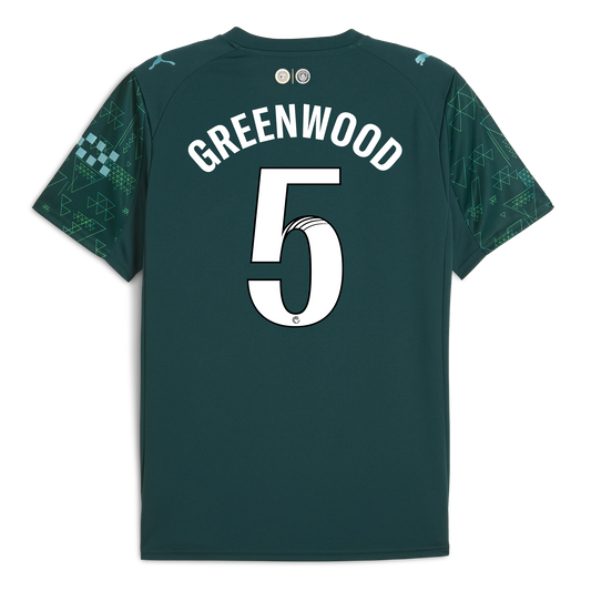 Manchester City EA SPORTS FC Jersey 2025/26 With GREENWOOD 5 Printing