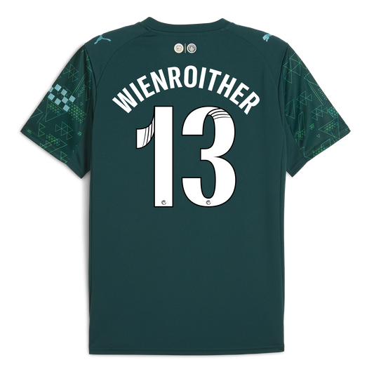 Manchester City EA SPORTS FC Jersey 2025/26 With WIENROITHER 13 Printing
