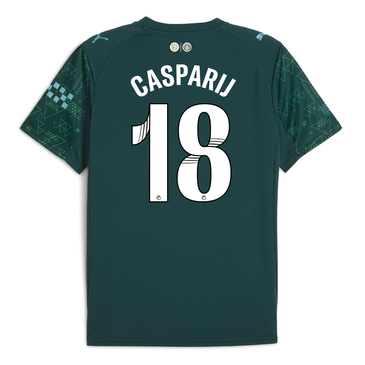 Manchester City EA SPORTS FC Jersey 2025/26 With CASPARIJ 18 Printing