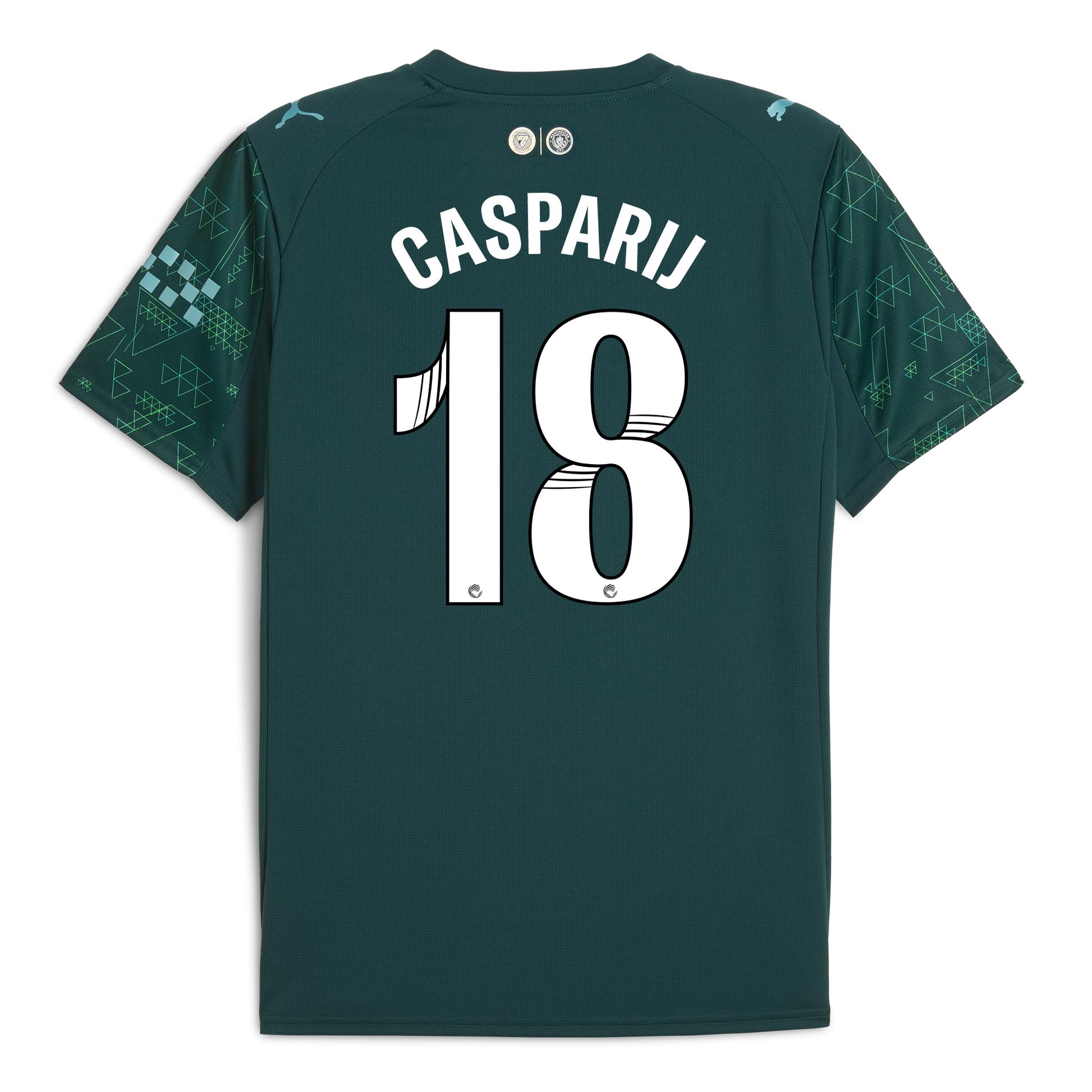 Manchester City EA SPORTS FC Jersey 2025/26 With CASPARIJ 18 Printing