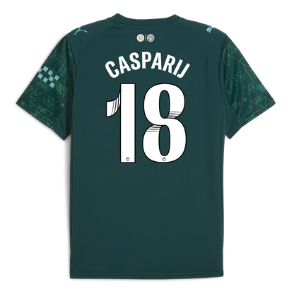 Manchester City EA SPORTS FC Jersey 2025/26 With CASPARIJ 18 Printing