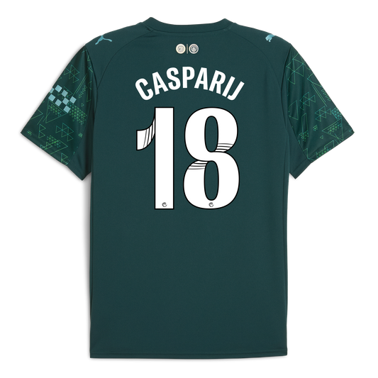 Manchester City EA SPORTS FC Jersey 2025/26 With CASPARIJ 18 Printing