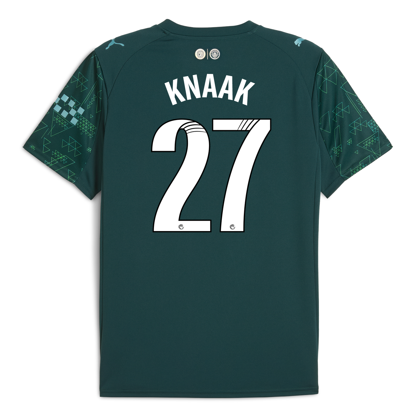 Manchester City EA SPORTS FC Jersey 2025/26 With KNAAK 27 Printing