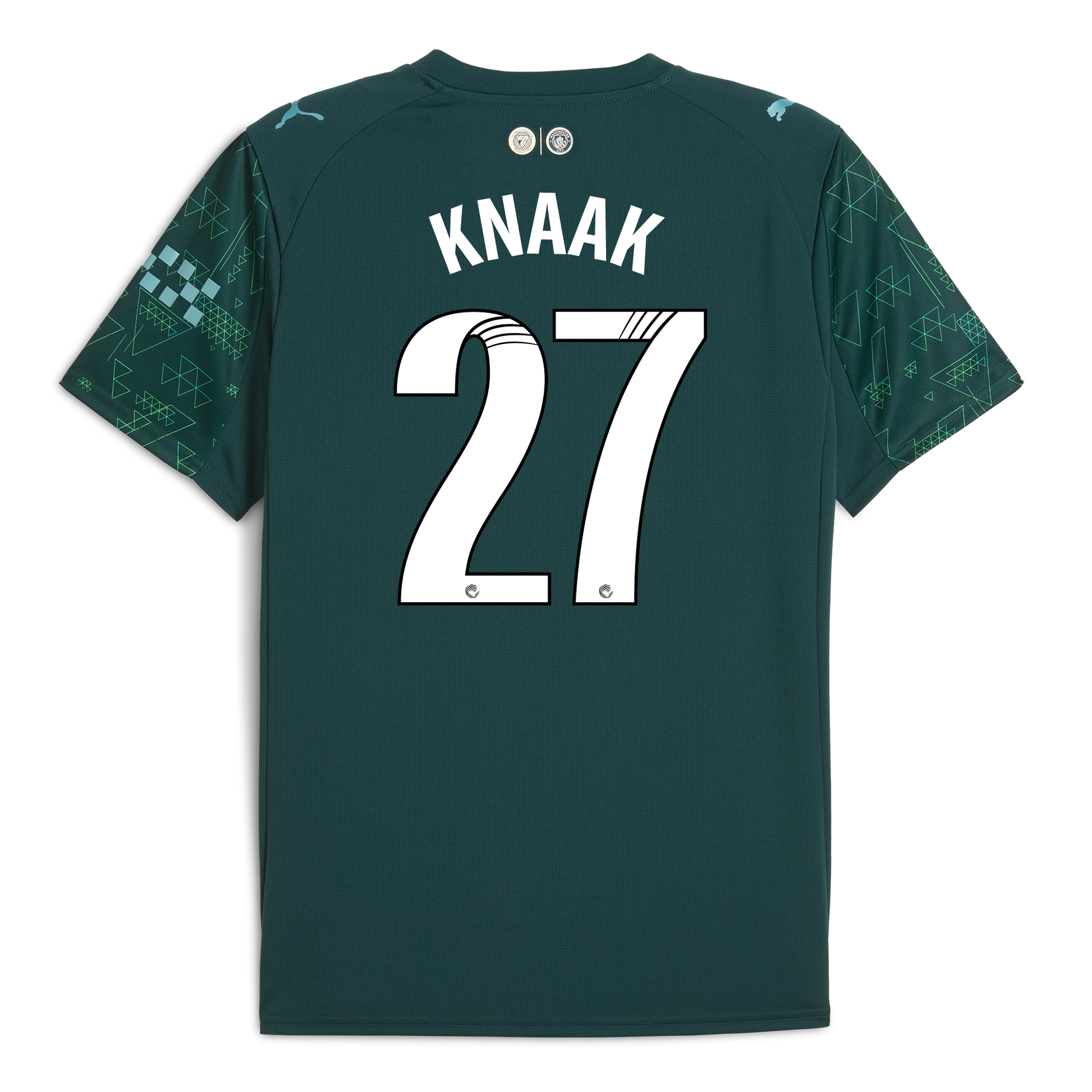 Manchester City EA SPORTS FC Jersey 2025/26 With KNAAK 27 Printing
