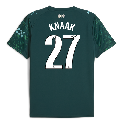 Manchester City EA SPORTS FC Jersey 2025/26 With KNAAK 27 Printing