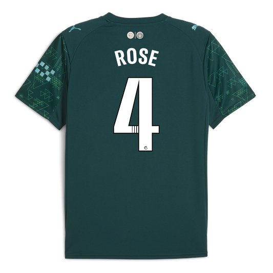 Manchester City EA SPORTS FC Jersey 2025/26 With ROSE 4 Printing