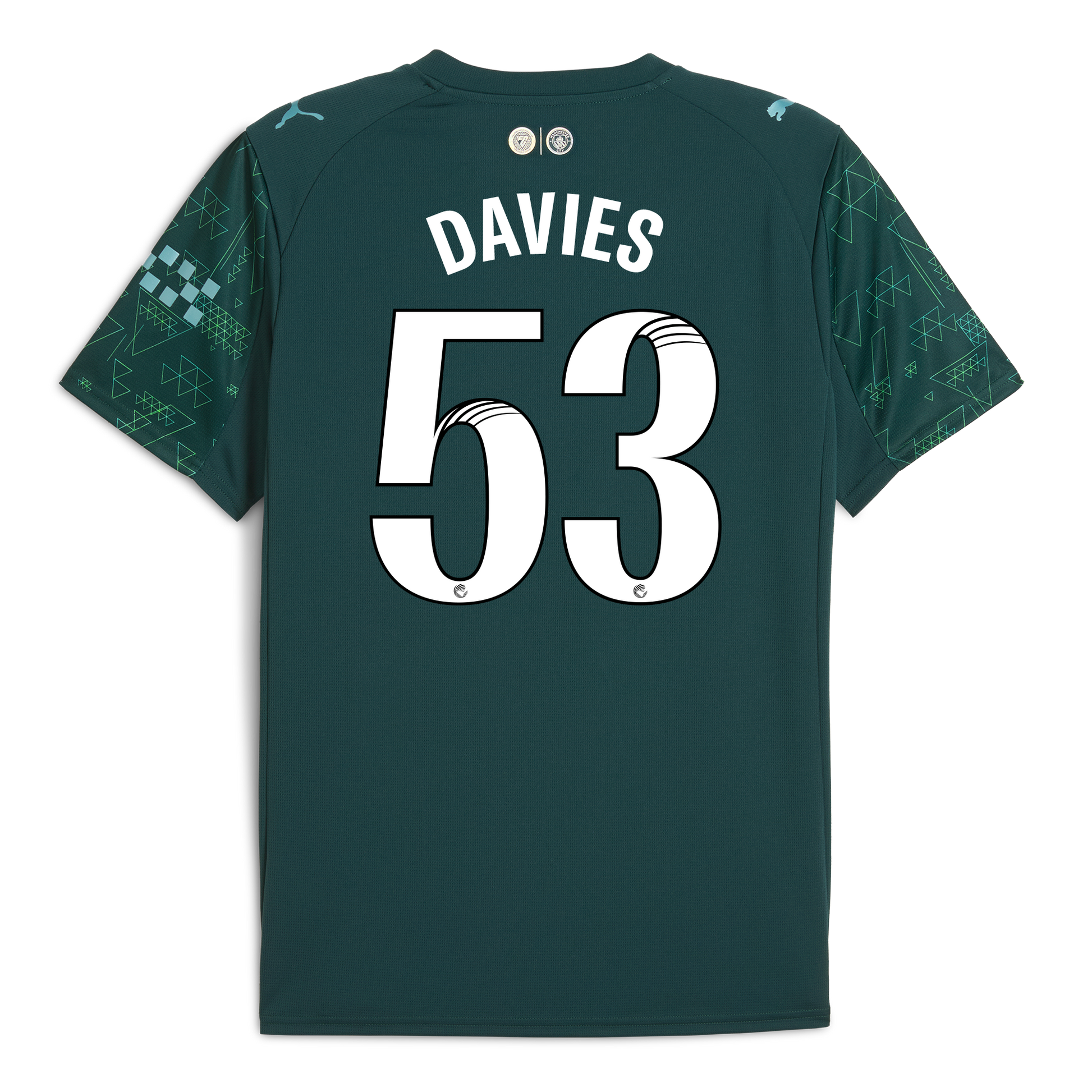 Manchester City EA SPORTS FC Jersey 2025/26 With DAVIES 53 Printing