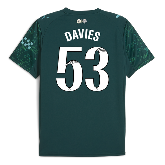 Manchester City EA SPORTS FC Jersey 2025/26 With DAVIES 53 Printing