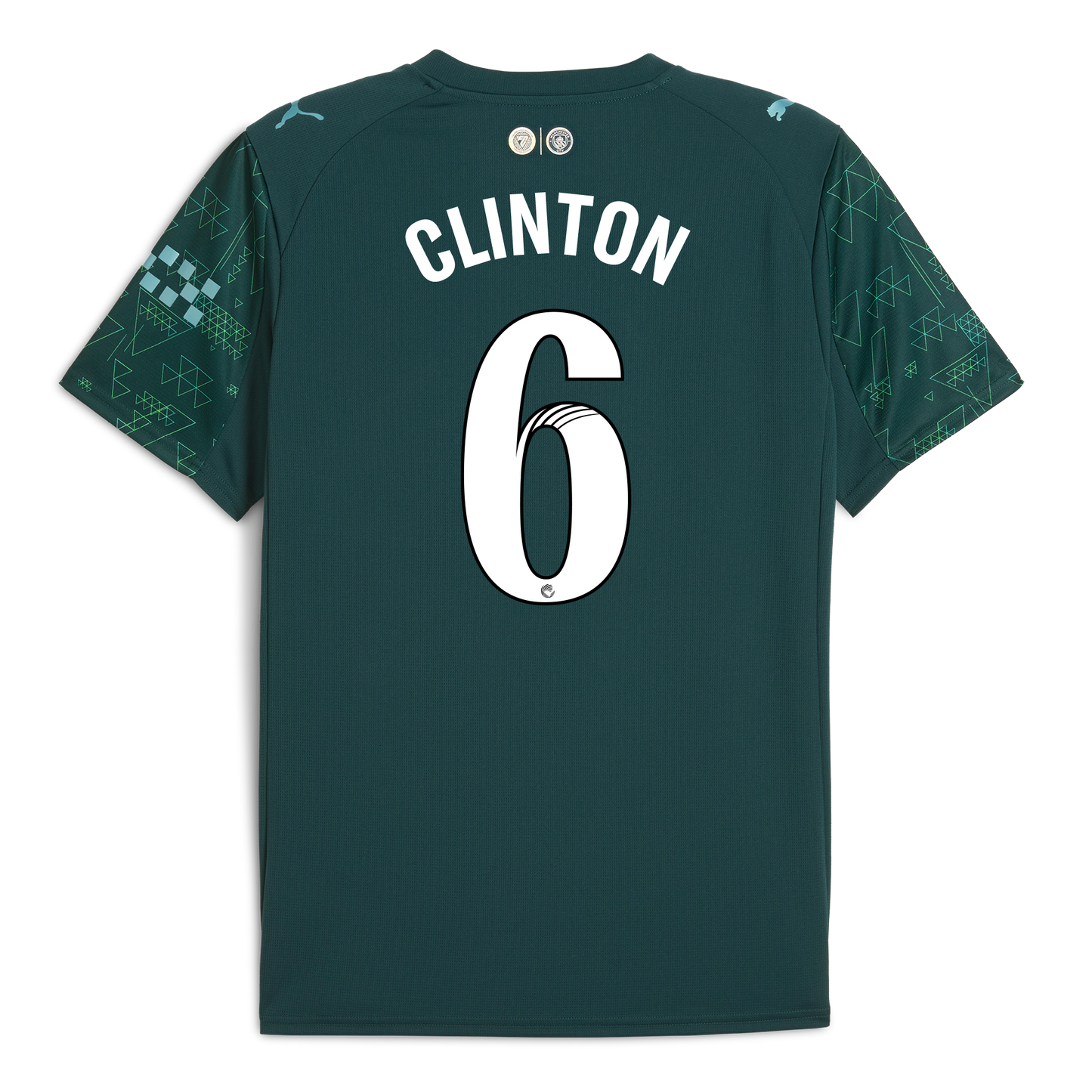 Manchester City EA SPORTS FC Jersey 2025/26 With CLINTON 6 Printing