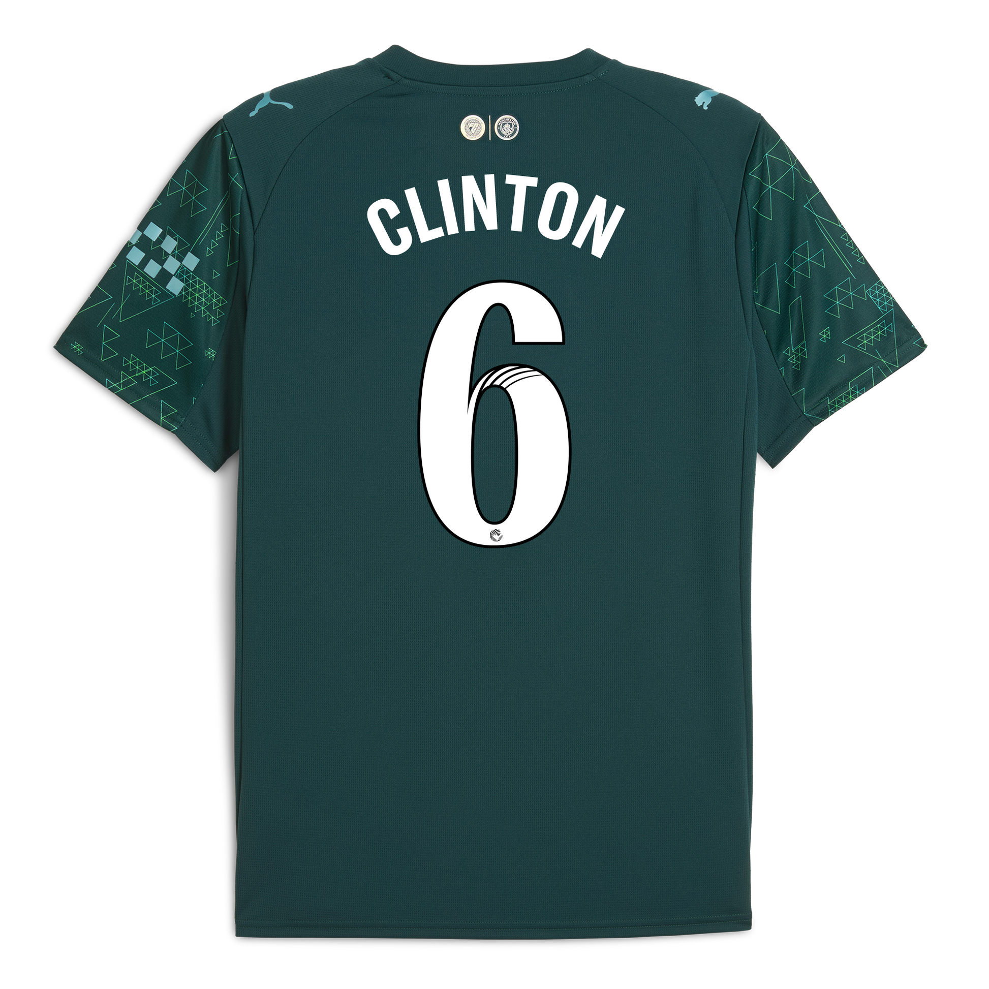 Manchester City EA SPORTS FC Jersey 2025/26 With CLINTON 6 Printing