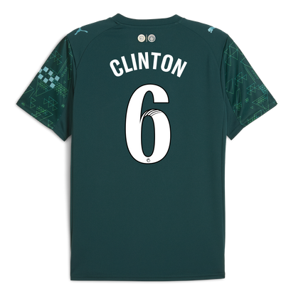 Manchester City EA SPORTS FC Jersey 2025/26 With CLINTON 6 Printing