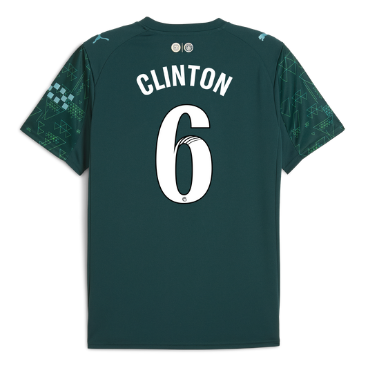 Manchester City EA SPORTS FC Jersey 2025/26 With CLINTON 6 Printing