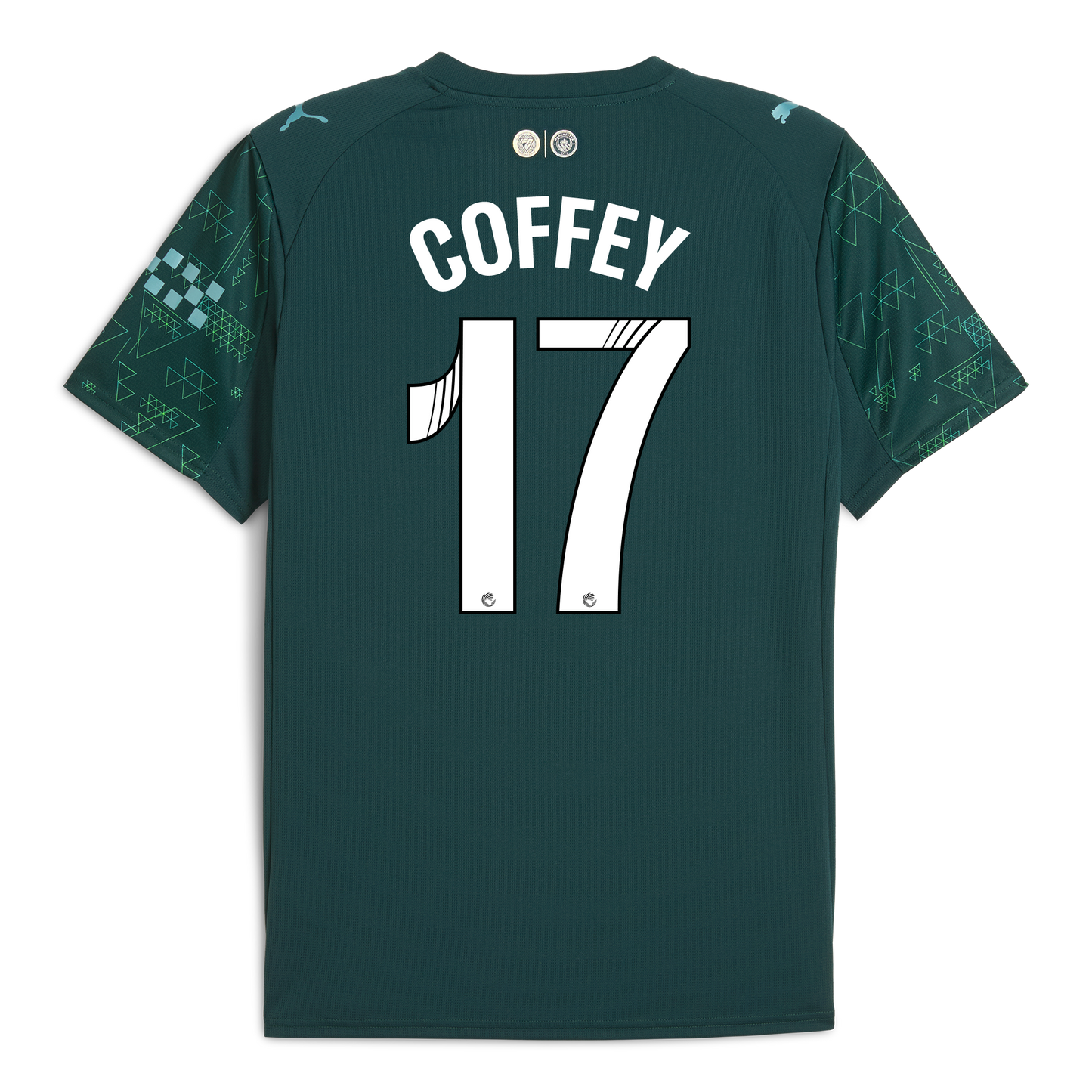 Manchester City EA SPORTS FC Jersey 2025/26 With COFFEY 17 Printing