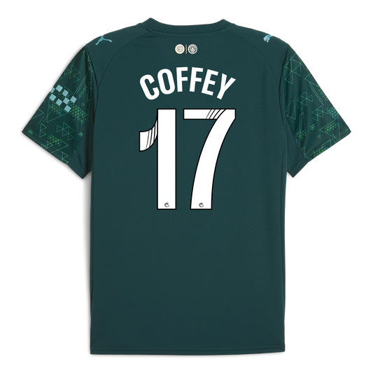 Manchester City EA SPORTS FC Jersey 2025/26 With COFFEY 17 Printing