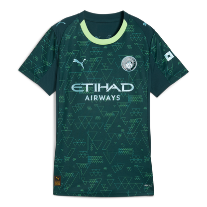Women's Manchester City EA SPORTS FC Jersey 2025/26 With CASPARIJ 18 Printing