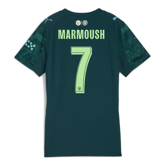 Women's Manchester City EA SPORTS FC Jersey 2025/26 With MARMOUSH 7 Printing