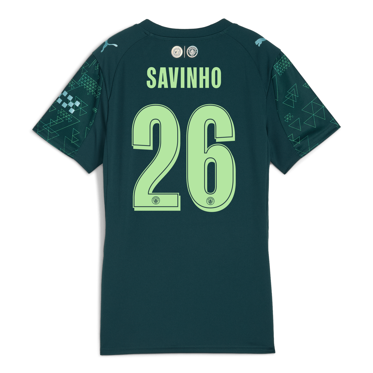 Women's Manchester City EA SPORTS FC Jersey 2025/26 With SAVINHO 26 Printing
