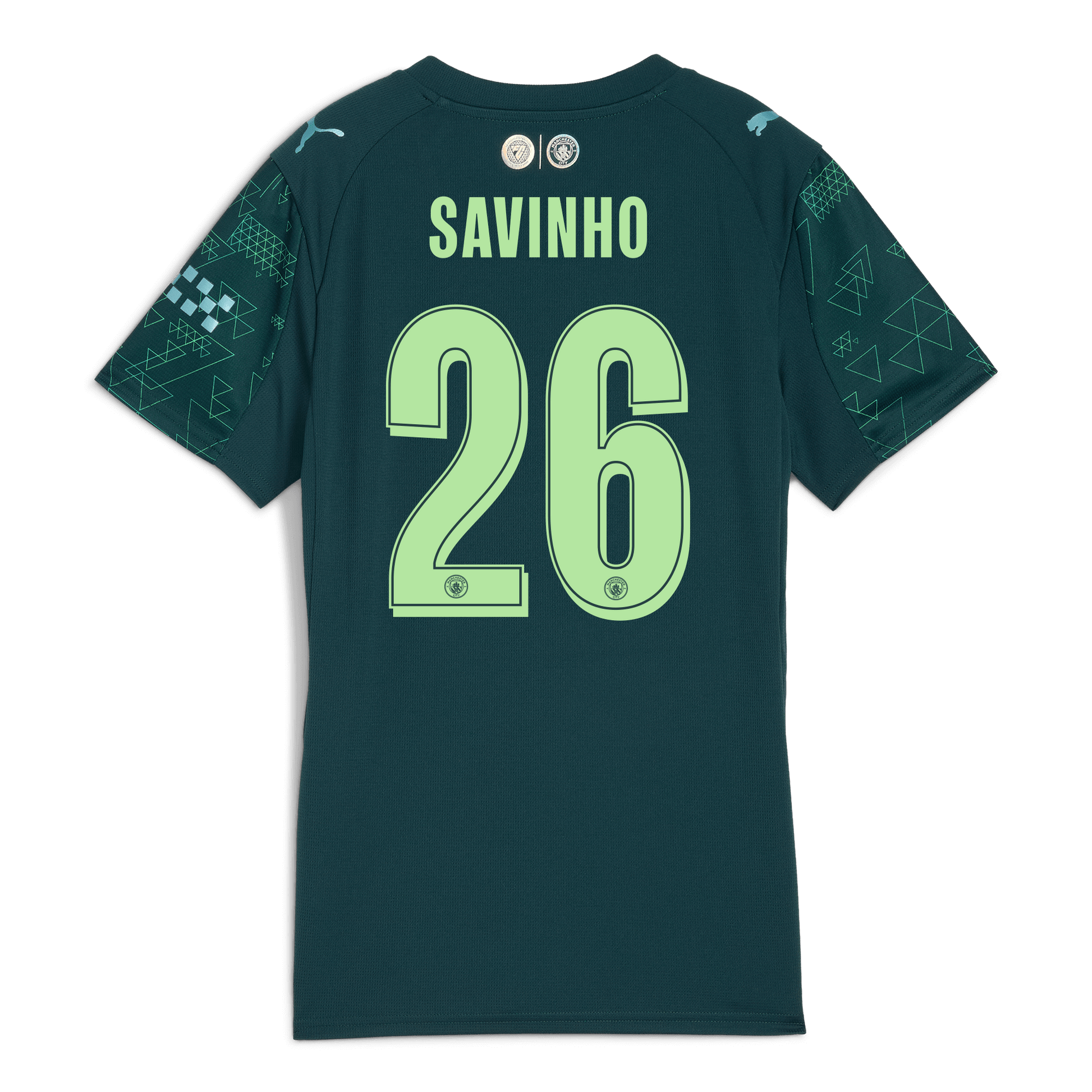 Women's Manchester City EA SPORTS FC Jersey 2025/26 With SAVINHO 26 Printing