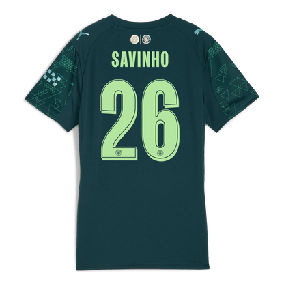 Women's Manchester City EA SPORTS FC Jersey 2025/26 With SAVINHO 26 Printing