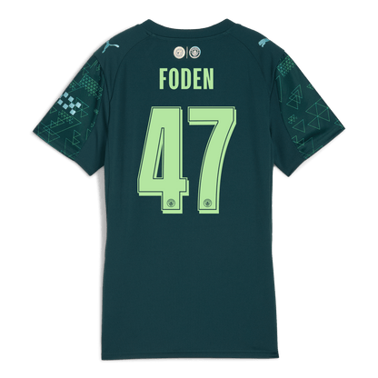 Women's Manchester City EA SPORTS FC Jersey 2025/26 With FODEN 47 Printing