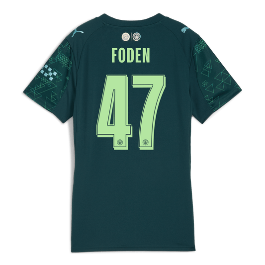 Women's Manchester City EA SPORTS FC Jersey 2025/26 With FODEN 47 Printing