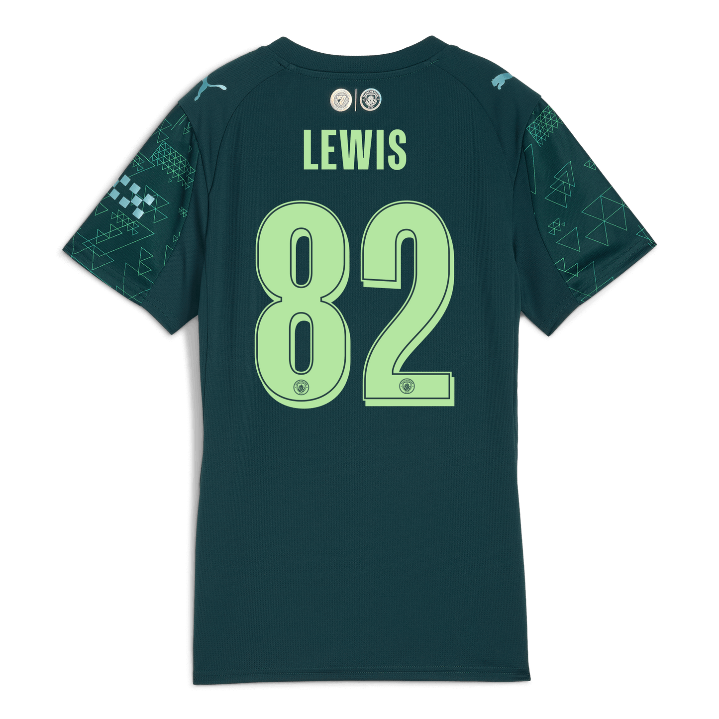 Women's Manchester City EA SPORTS FC Jersey 2025/26 With LEWIS 82 Printing