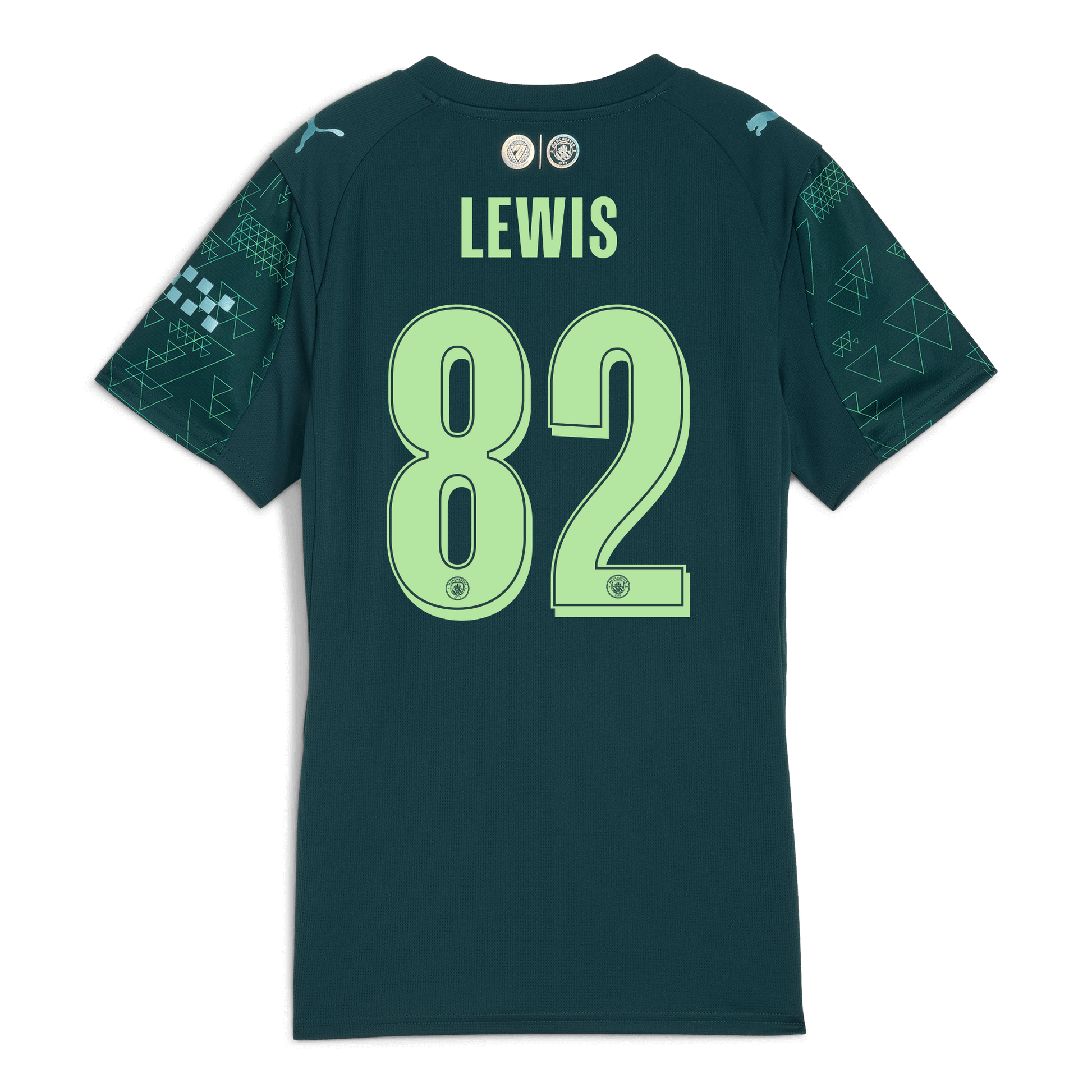 Women's Manchester City EA SPORTS FC Jersey 2025/26 With LEWIS 82 Printing