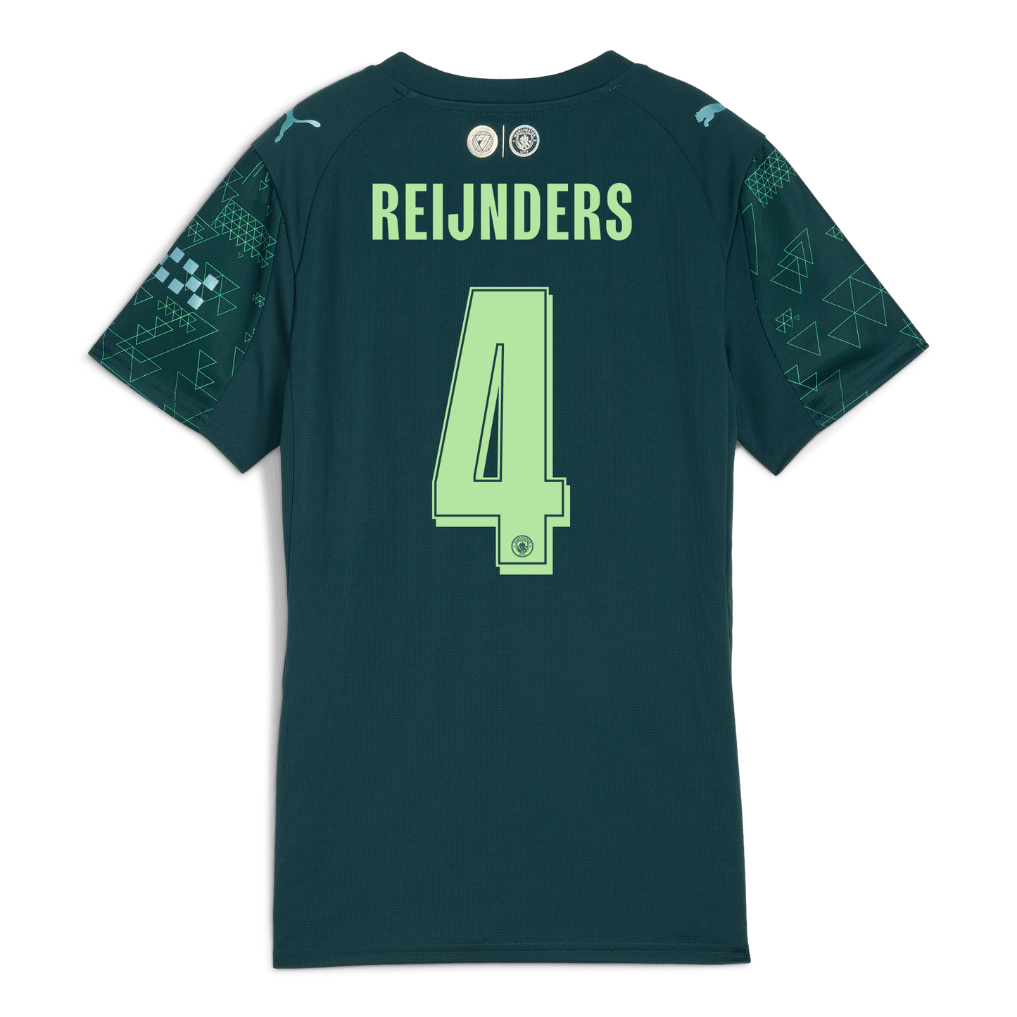 Women's Manchester City EA SPORTS FC Jersey 2025/26 With REIJNDERS 4 Printing