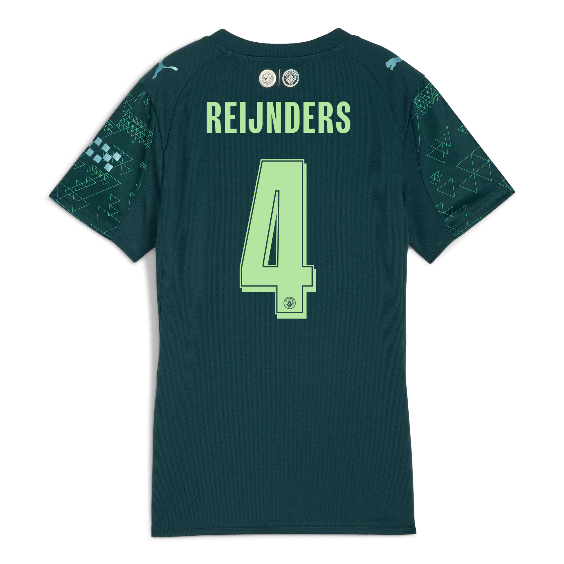 Women's Manchester City EA SPORTS FC Jersey 2025/26 With REIJNDERS 4 Printing