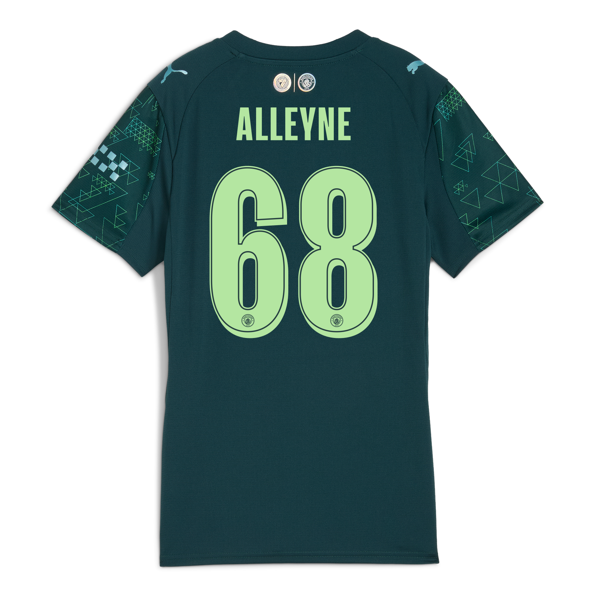 Women's Manchester City EA SPORTS FC Jersey 2025/26 With ALLEYNE 68 Printing